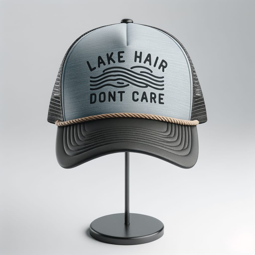 Lake Hair Don't Care Trucker Hat