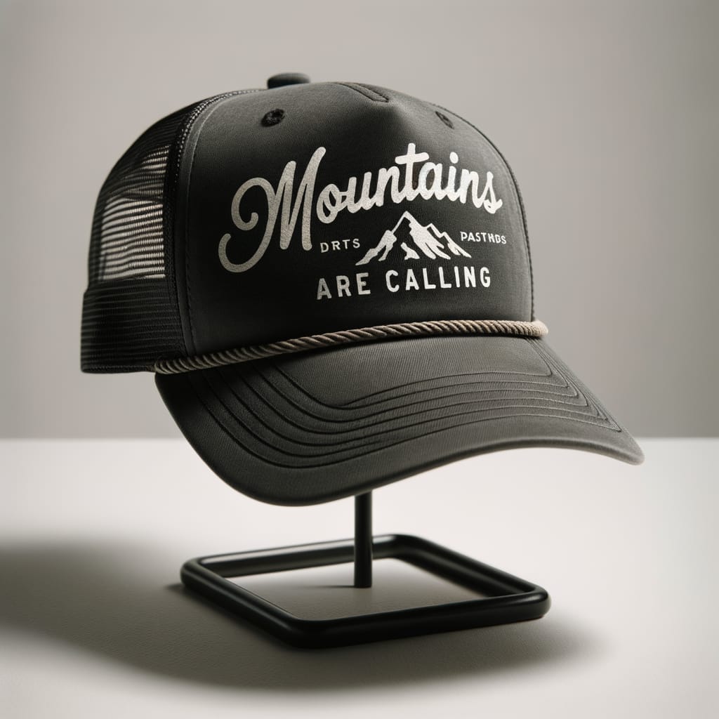 Mountains Are Calling Trucker Hat