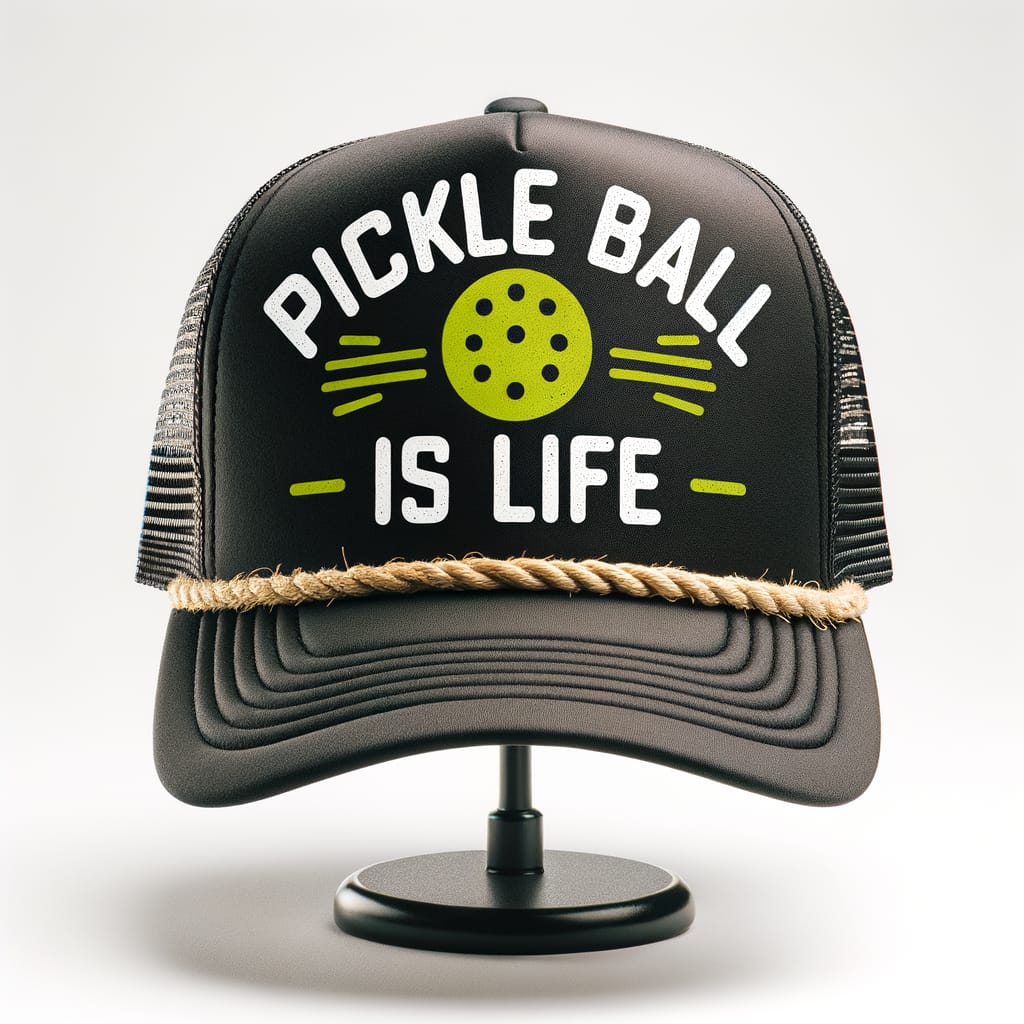 Pickle Ball Is Life Trucker Hat