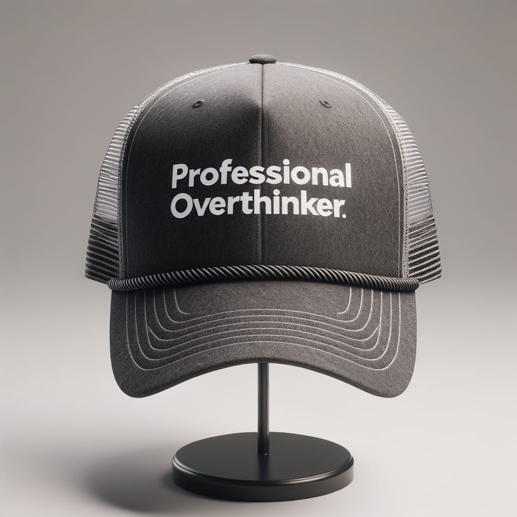 Professional Overthinker Trucker Hat